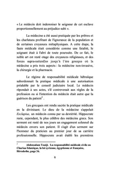 La Responsabilite Medicale: La Reparation