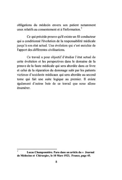 La Responsabilite Medicale: La Reparation