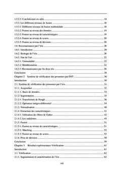 Reconnaissance de personnes par les deux iris