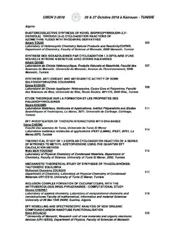 Le Deuxième Colloque Maghrébin sur la Chimie Hétérocyclique