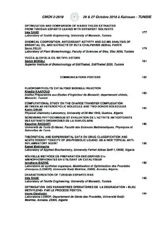 Le Deuxième Colloque Maghrébin sur la Chimie Hétérocyclique