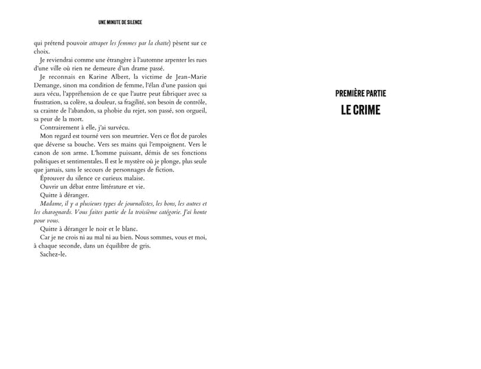 Une Minute de silence