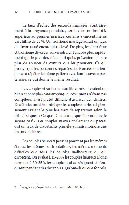 Le couple existe encore ... Et l'amour aussi !