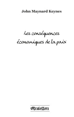 Les conséquences économiques de la paix