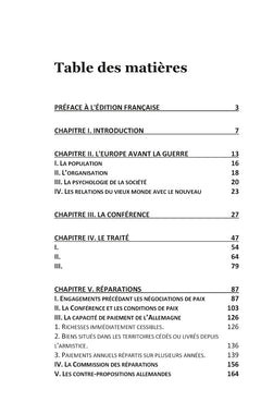 Les conséquences économiques de la paix