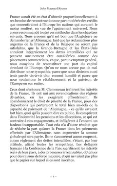 Les conséquences économiques de la paix