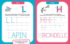 Mes activites effacables P'tit Loup - Lettres batons