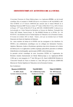 Livre des proceedings du JICHA 1-2016