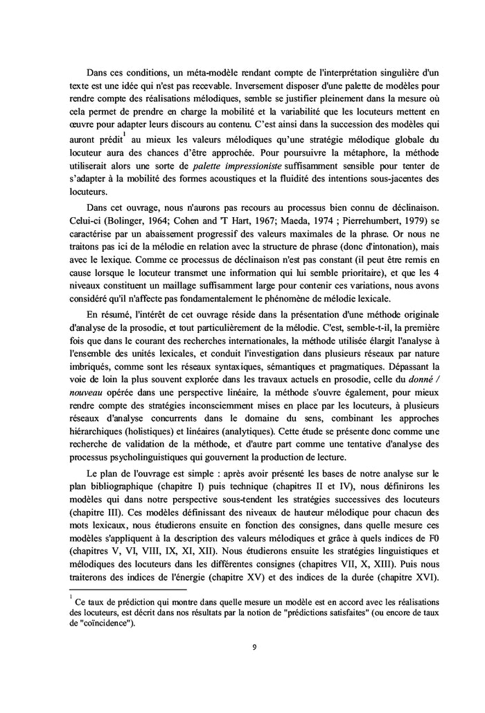 Prosodie et sens : une approche expérimentale