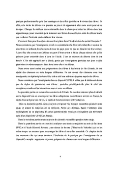 Enseigner et apprendre dans une unité pédagogique