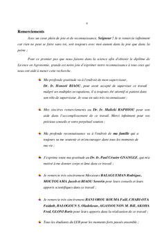 Services écosystémiques fournis par les parcs à karité au Centre-Bénin
