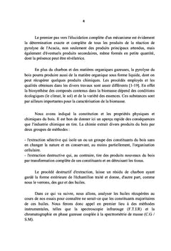 Les Huiles de la Pyrolyse du Bois de l'Acacia Mearnci
