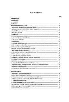 Performance d'un biofiltre pour le traitement des eaux usées