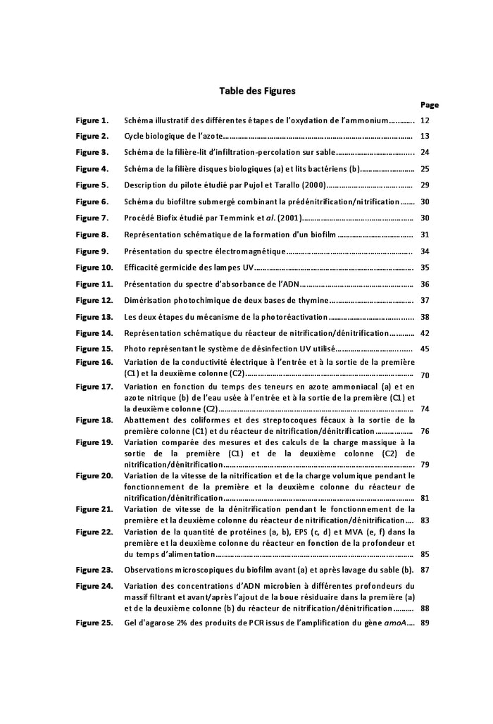 Performance d'un biofiltre pour le traitement des eaux usées