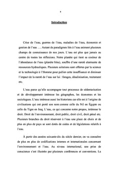 Essai sur l'évolution du droit des eaux au Maroc