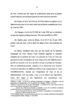 Essai sur l'évolution du droit des eaux au Maroc