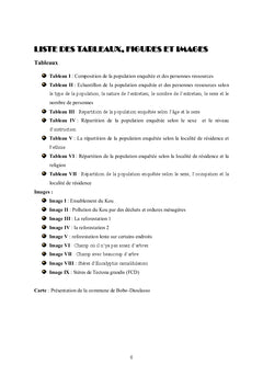 forets classees et developpement durableau Burkina Faso