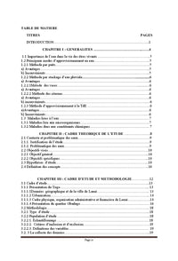 Approvisionnement en eau à Lomé: Cas de Tokoin-Gbadago en 2013
