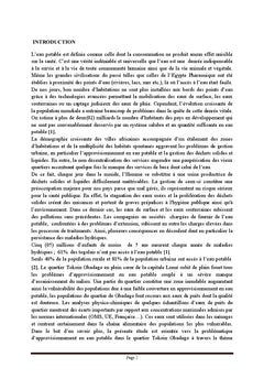 Approvisionnement en eau à Lomé: Cas de Tokoin-Gbadago en 2013
