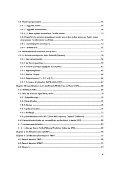 Modelisation Neuro predictive pour la classification phonetique