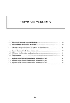 Conception d'un système de déviation d'un faisceau laser