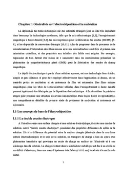 Electrodeposition et caractérisation des nanostructures de Co-Cu