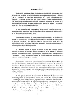 La peinture funeraire de l'Antiquite tardive en Thrace et en Dacie