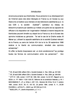 Droits français et suisse face aux expressions genocidaires