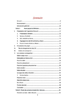 Etudes techniques du projet de construction d'un centre commercial