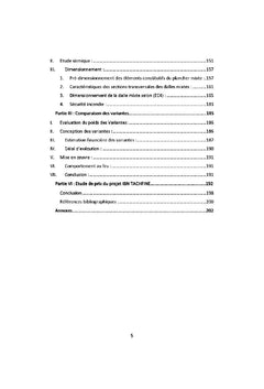 Etudes techniques du projet de construction d'un centre commercial