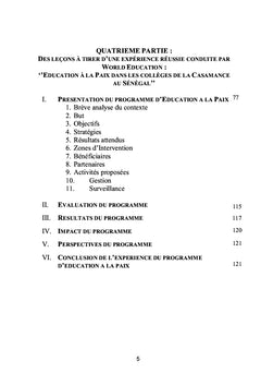 L'éducation à la paix pour la prévention des conflits en Afrique