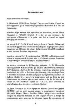 L'éducation à la paix pour la prévention des conflits en Afrique
