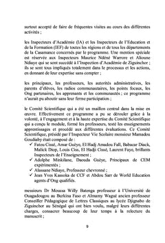 L'éducation à la paix pour la prévention des conflits en Afrique