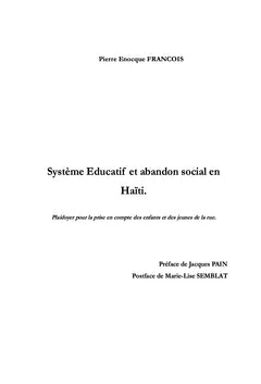 systeme educatif et Abandon social en Haiti