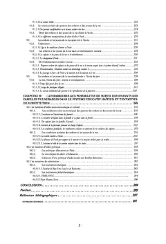 systeme educatif et Abandon social en Haiti