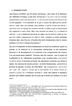 Evaluer les droits fondamentaux à l'aune de la légistique