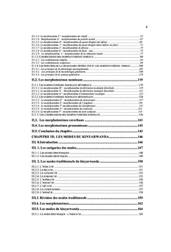 Les morphotonèmes dans l'identification des modes en kinyarwanda