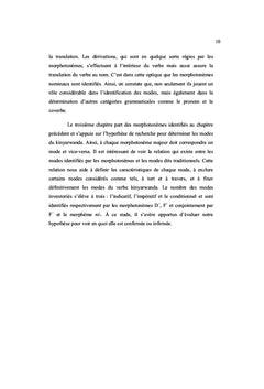 Les morphotonèmes dans l'identification des modes en kinyarwanda