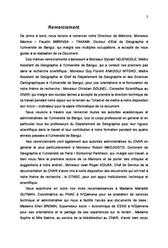 Gestion de la biodiversité dans la zone petrolifère de Doba