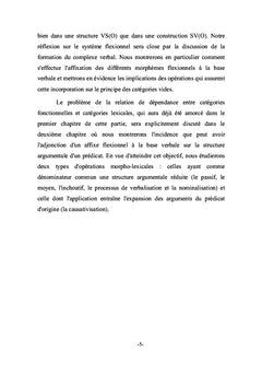Catégories fonctionnelles et structures argumentales en arabe standard