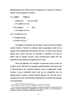 Catégories fonctionnelles et structures argumentales en arabe standard