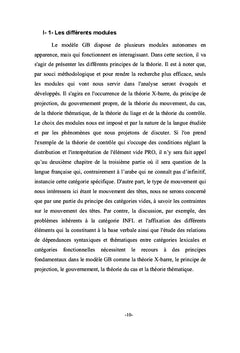 Catégories fonctionnelles et structures argumentales en arabe standard