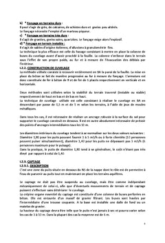 Construction des Puits. Forages d'eau