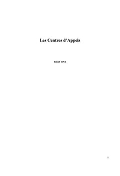 Les centres d'appels
