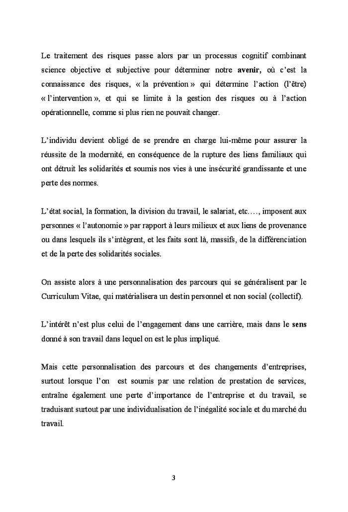 Professionnalisation des agents de prevention et de securité privée