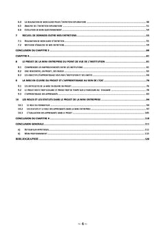 Le projet collectif de la Mini-Entreprise