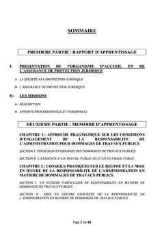 Le contentieux des dommages de travaux publics