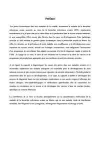 Caractérisation moléculaire de l'ibv au maroc