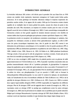 Caractérisation moléculaire de l'ibv au maroc