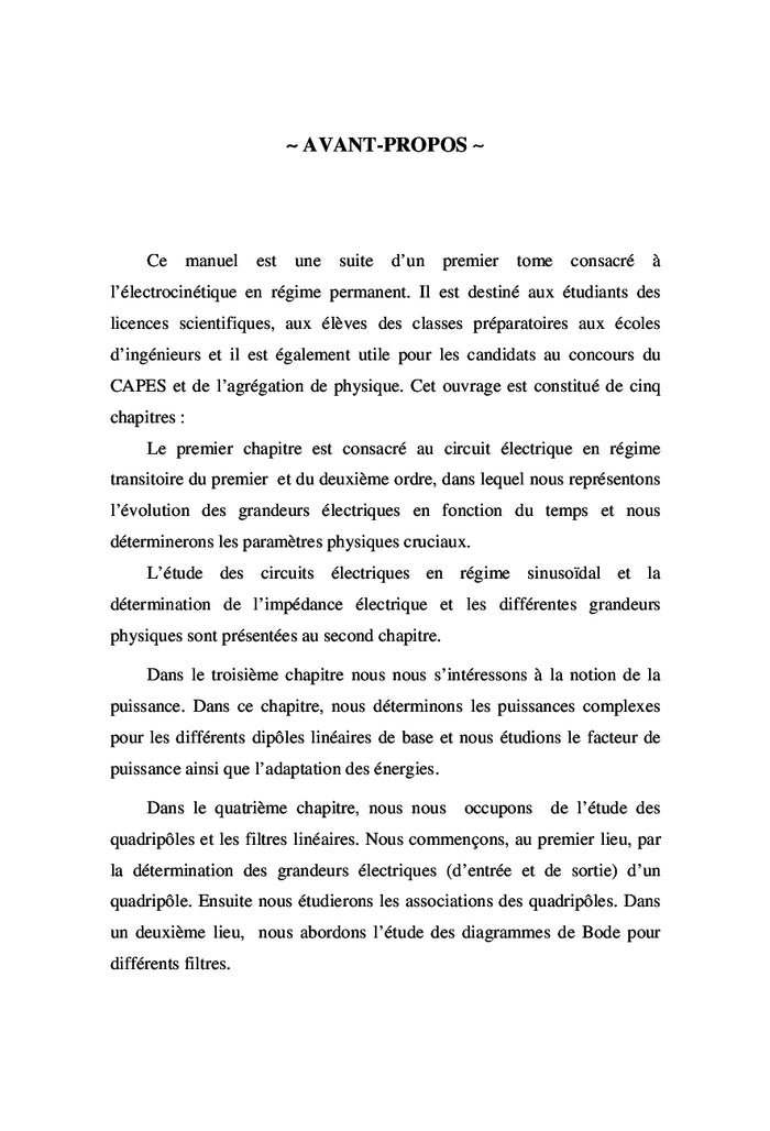 Electrocinetique Tome II